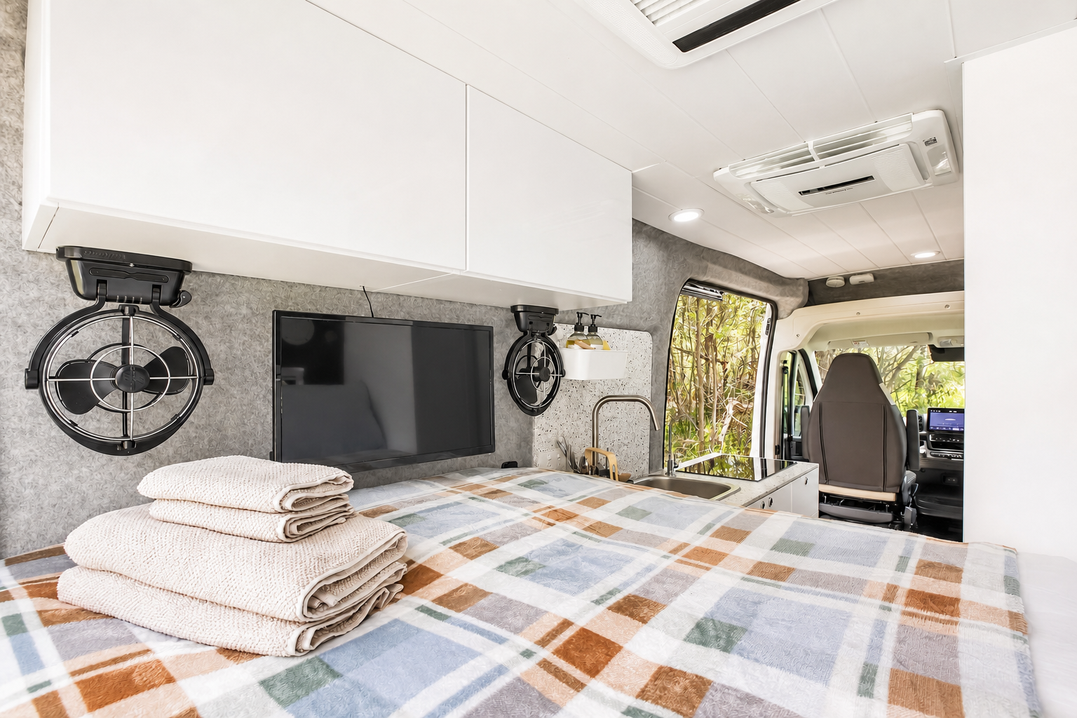 Interior view from bed